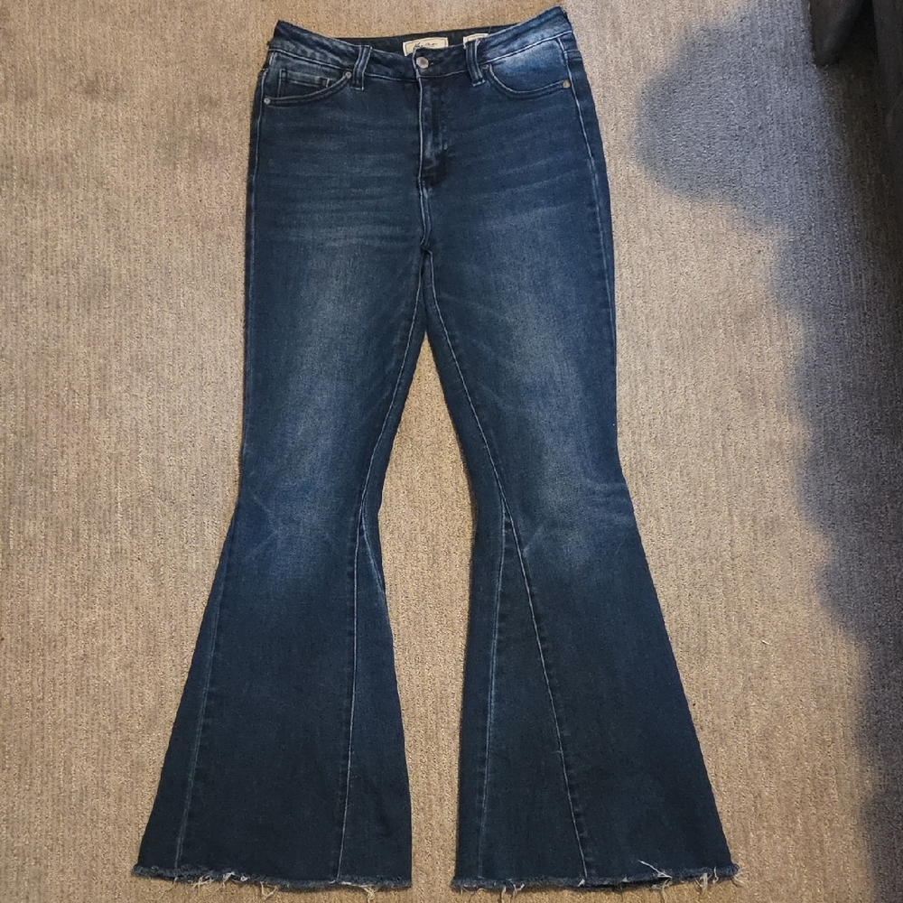 KanCan Deep Blue Flare Jeans